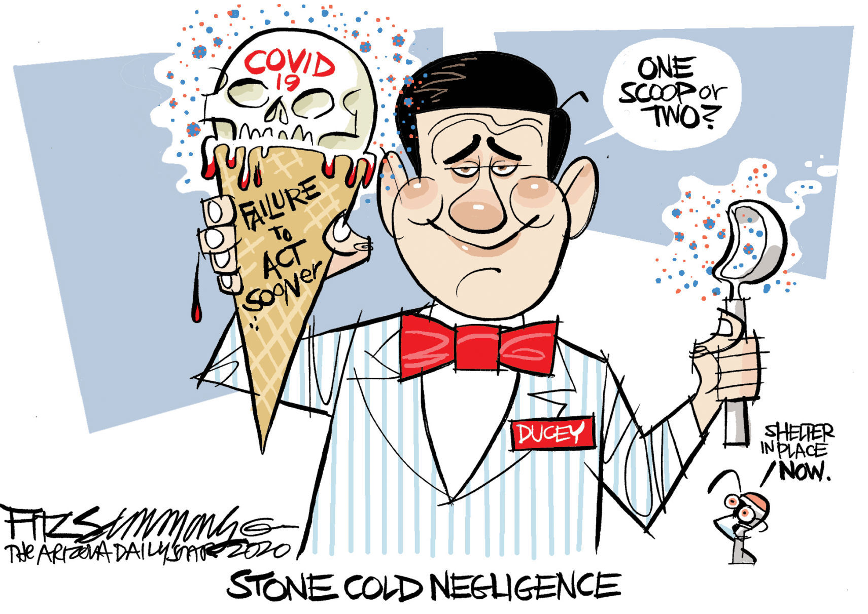 Daily Fitz Cartoon: Governor Ducey